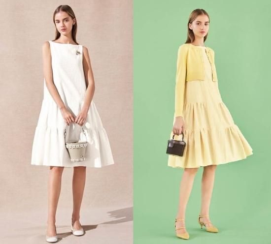 未使用品♡FOXEY ツイード フェイクレザードレス 未使用品♡FOXEY ツイード フェイクレザードレス