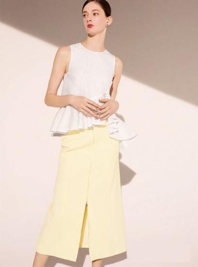 ADEAM マリ―スカート 44488 アイボリー 0 '24年 新品同様