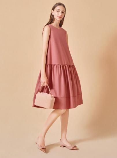 人気完売品　24年　FOXEY NEW YORK ドレス　マノン　44963 FOXEY NEW YORK ドレス マノン 44963 ローズ 38 '24年 全