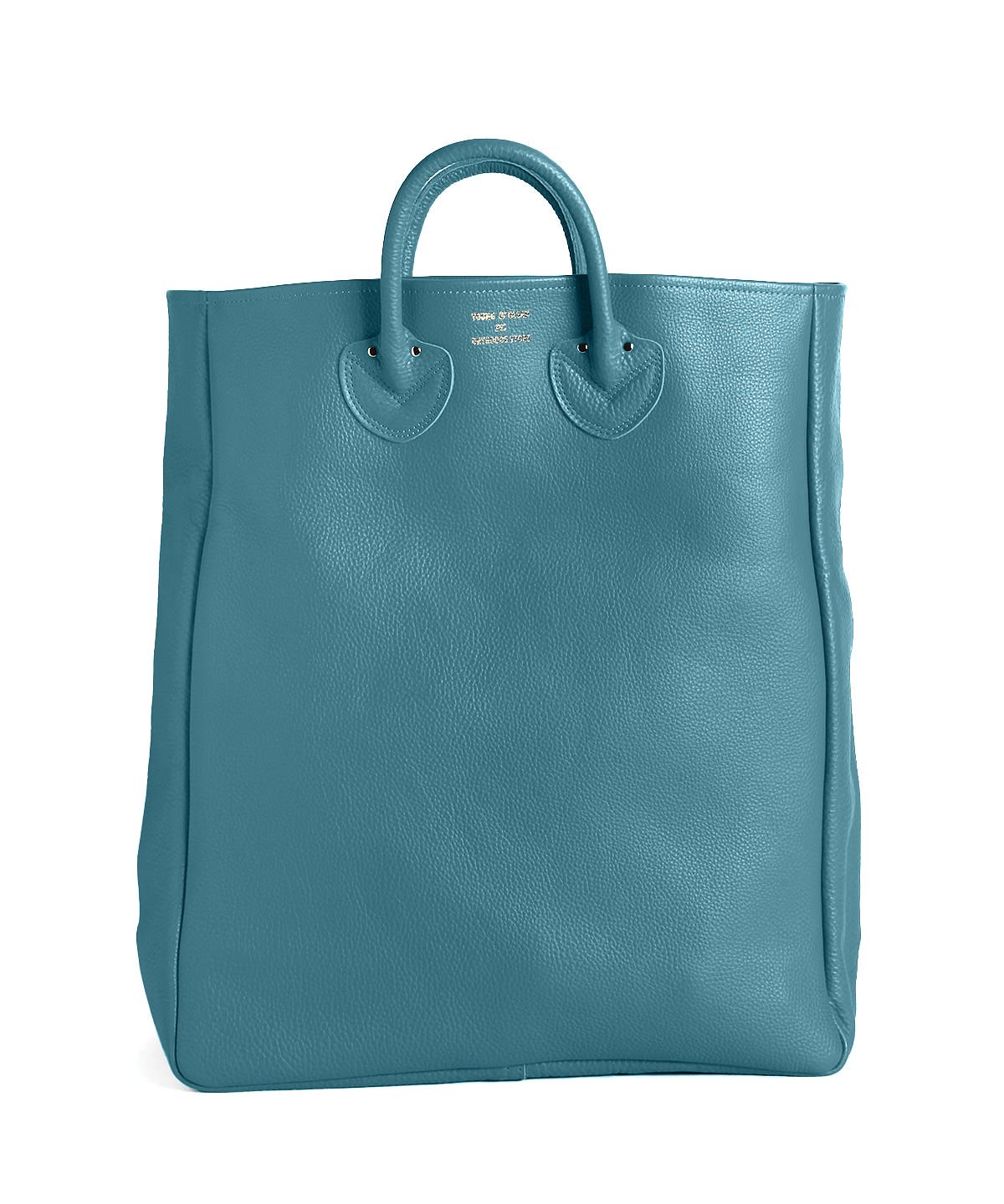 EMBOSSED LEATHER TOTE L