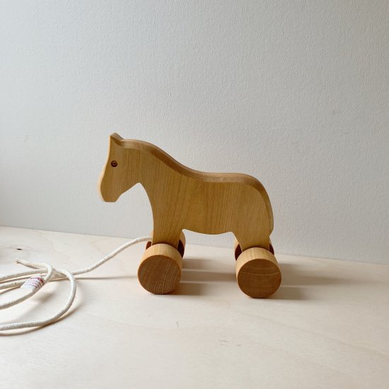 Camphill Village Wooden Pull Along Toy Pony