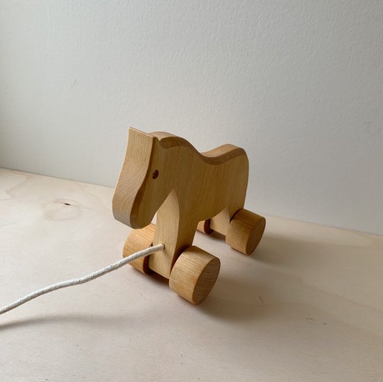 Camphill Village Wooden Pull Along Toy Pony