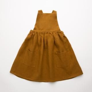 <img class='new_mark_img1' src='https://img.shop-pro.jp/img/new/icons20.gif' style='border:none;display:inline;margin:0px;padding:0px;width:auto;' />50%OFF Nellie Quats - Conkers Pinafore / Burnt Caramel Linen 