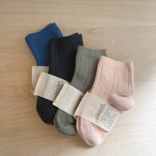 <img class='new_mark_img1' src='https://img.shop-pro.jp/img/new/icons14.gif' style='border:none;display:inline;margin:0px;padding:0px;width:auto;' />collegien - Ribbed Ankle socks