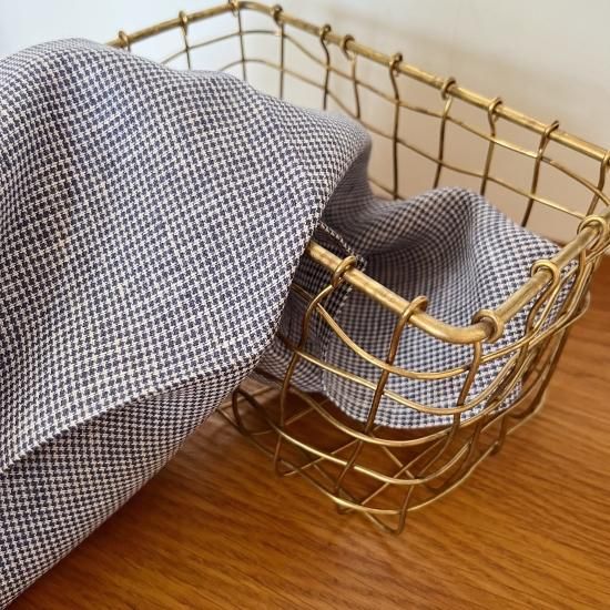 fog linen work - Brass Basket