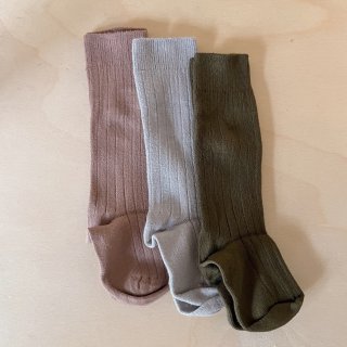 <img class='new_mark_img1' src='https://img.shop-pro.jp/img/new/icons14.gif' style='border:none;display:inline;margin:0px;padding:0px;width:auto;' />collegien - Ribbed Knee Socks