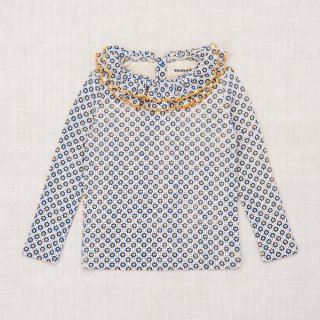 <img class='new_mark_img1' src='https://img.shop-pro.jp/img/new/icons14.gif' style='border:none;display:inline;margin:0px;padding:0px;width:auto;' />Misha and Puff - Sweetheart Shirt / Blueberry Flower Dot Print