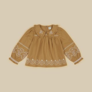 <img class='new_mark_img1' src='https://img.shop-pro.jp/img/new/icons14.gif' style='border:none;display:inline;margin:0px;padding:0px;width:auto;' />Apolina Murielle Blouse - Dried Orange