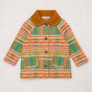 <img class='new_mark_img1' src='https://img.shop-pro.jp/img/new/icons14.gif' style='border:none;display:inline;margin:0px;padding:0px;width:auto;' />Misha and Puff Boiled Wool Coat / Bottle Green Kitchen Plaid