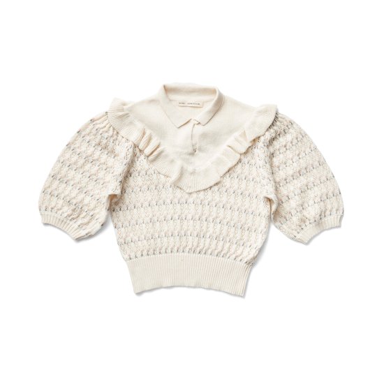 SOOR PLOOM Nancy Knit Top / Natural - LILY SOURIRE 子供服セレクトショップ