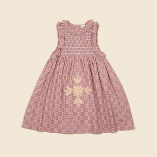 <img class='new_mark_img1' src='https://img.shop-pro.jp/img/new/icons14.gif' style='border:none;display:inline;margin:0px;padding:0px;width:auto;' />Apolina Ina Dress / Folk Checkerboard Wisteria