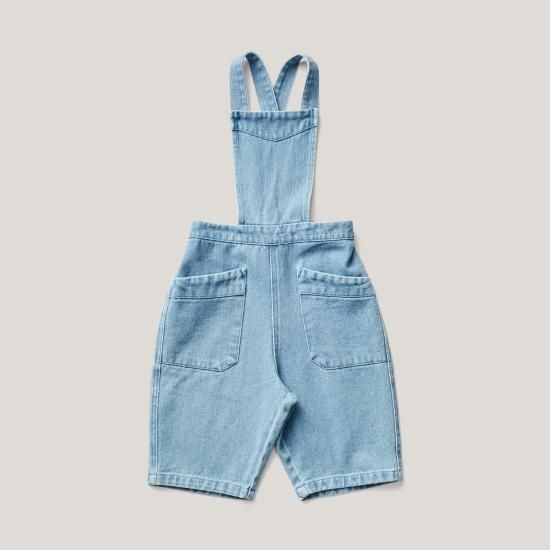 SOOR PLOOM Charlie Shortall / Denim, Light Wash - LILY SOURIRE 子供服セレクトショップ