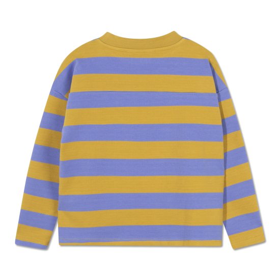 Repose AMS boxy sweater / golden storm block stripe - LILY SOURIRE  インポート子供服/通販