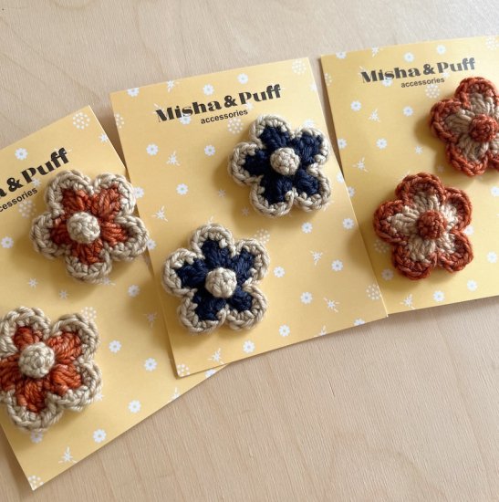 Misha and Puff Medium Flower Clip Set - LILY SOURIRE インポート ...