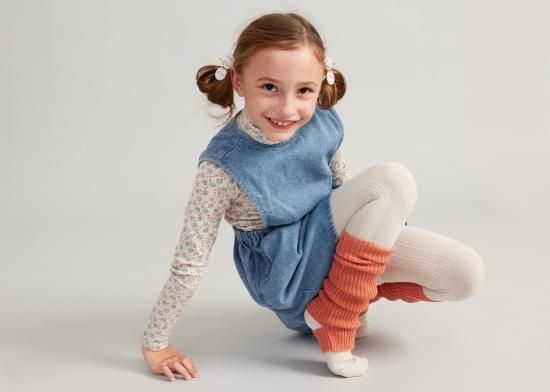 SOOR PLOOM♡Tippi Pinafore Light Denim 7Y