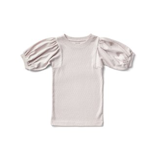 <img class='new_mark_img1' src='https://img.shop-pro.jp/img/new/icons14.gif' style='border:none;display:inline;margin:0px;padding:0px;width:auto;' /> SOOR PLOOM Balloon Tee, Sorbet Pointelle