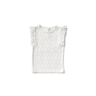 <img class='new_mark_img1' src='https://img.shop-pro.jp/img/new/icons14.gif' style='border:none;display:inline;margin:0px;padding:0px;width:auto;' /> SOOR PLOOM Frill Tee, Fleur Print, Sorbet