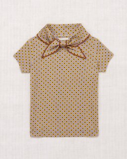 <img class='new_mark_img1' src='https://img.shop-pro.jp/img/new/icons14.gif' style='border:none;display:inline;margin:0px;padding:0px;width:auto;' />Misha and Puff Scout Tee - Pewter Flower Dot