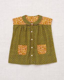 <img class='new_mark_img1' src='https://img.shop-pro.jp/img/new/icons14.gif' style='border:none;display:inline;margin:0px;padding:0px;width:auto;' />Misha and Puff Nanna Tunic / Pistachio Flower Dot