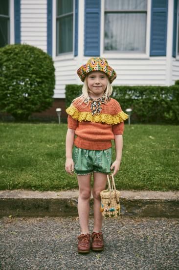 Misha and Puff Junior Scout Tee - Bark Brimfield - LILY