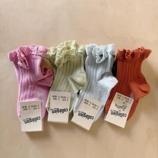 <img class='new_mark_img1' src='https://img.shop-pro.jp/img/new/icons14.gif' style='border:none;display:inline;margin:0px;padding:0px;width:auto;' />collegien - Lace ankle socks