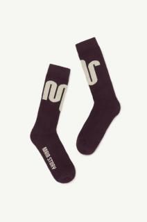 <img class='new_mark_img1' src='https://img.shop-pro.jp/img/new/icons14.gif' style='border:none;display:inline;margin:0px;padding:0px;width:auto;' />Main Story Sock / Burgundy
