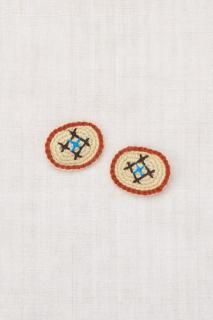 <img class='new_mark_img1' src='https://img.shop-pro.jp/img/new/icons14.gif' style='border:none;display:inline;margin:0px;padding:0px;width:auto;' />Misha and Puff Cross Stitch Clip Set - Raffia