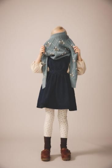【soor ploom】Tippi Pinafore  eco wash 5y SOOR PLOOM Tippi Pinafore, Eco Wash - LILY SOURIRE 子供服