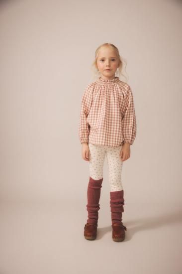 SOOR PLOOM Imelda Blouse, Gingham, Cherry - LILY SOURIRE