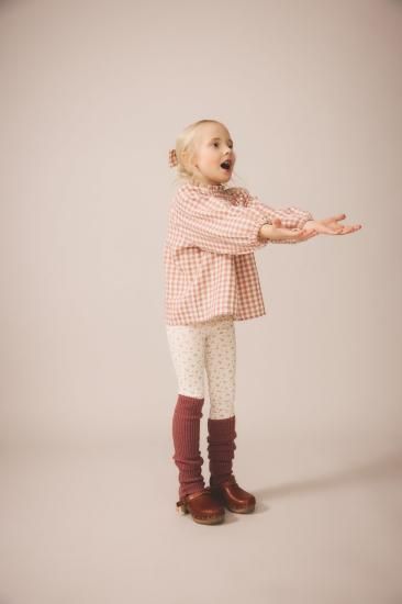 SOOR PLOOM Imelda Blouse, Gingham, Cherry - LILY SOURIRE
