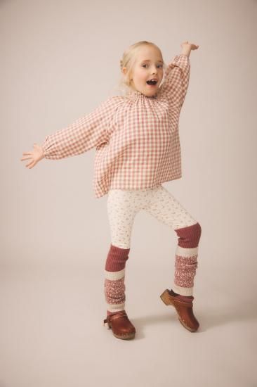 SOOR PLOOM Imelda Blouse, Gingham, Cherry - LILY SOURIRE