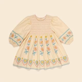 <img class='new_mark_img1' src='https://img.shop-pro.jp/img/new/icons14.gif' style='border:none;display:inline;margin:0px;padding:0px;width:auto;' />Apolina Penny Smock Dress - Cashew