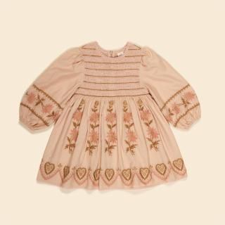 <img class='new_mark_img1' src='https://img.shop-pro.jp/img/new/icons14.gif' style='border:none;display:inline;margin:0px;padding:0px;width:auto;' />Apolina Penny Smock Dress - Pink Beige