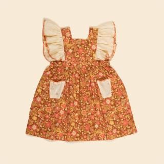 <img class='new_mark_img1' src='https://img.shop-pro.jp/img/new/icons14.gif' style='border:none;display:inline;margin:0px;padding:0px;width:auto;' />Apolina Ursina Frill Pinafore - Autumn Harvest Floral