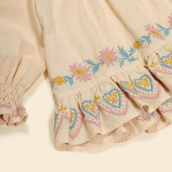 Apolina Bettina Blouse - Cashew - LILY SOURIRE インポート