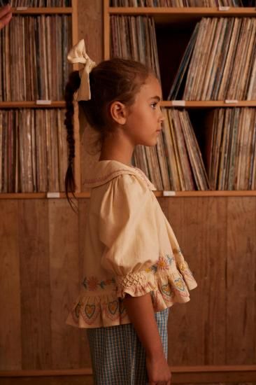 Apolina Bettina Blouse - Cashew - LILY SOURIRE インポート