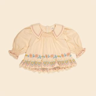 <img class='new_mark_img1' src='https://img.shop-pro.jp/img/new/icons14.gif' style='border:none;display:inline;margin:0px;padding:0px;width:auto;' />Apolina Bettina Blouse - Cashew