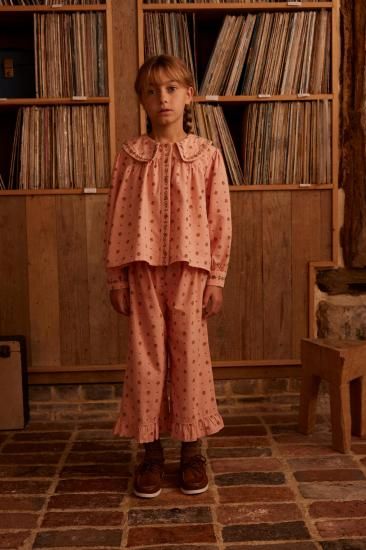 Apolina Carlotta Blouse - Meadow Calico Ribbon - LILY