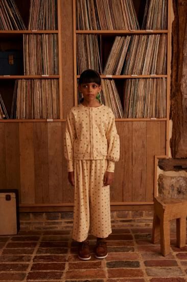 Apolina Mila Jersey Trousers - Meadow Calico - LILY SOURIRE