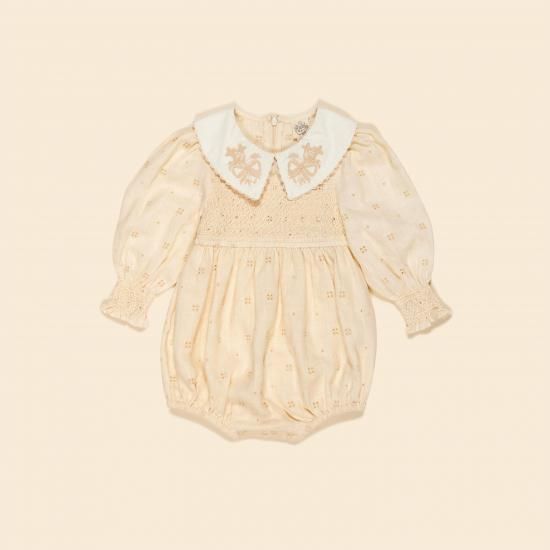 apolina ロンパース Apolina Baby Carey Romper - Broderie Anglaise - LILY SOURIRE