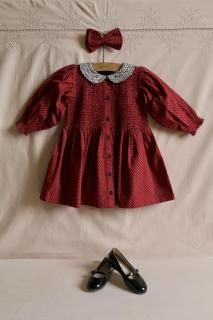 【soor ploom】Tippi Pinafore  eco wash 5y TIPPI PINAFORE ECO WASH