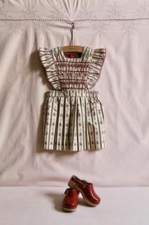 <img class='new_mark_img1' src='https://img.shop-pro.jp/img/new/icons14.gif' style='border:none;display:inline;margin:0px;padding:0px;width:auto;' />Bonjour Apron dress tapestry khaki stripe print
