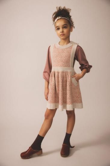 SOOR PLOOM Mathilda Dress - Rosewood - LILY SOURIRE 子供服セレクト