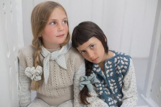 SOOR PLOOM Squares Smock - Bottle - LILY SOURIRE 子供服セレクト