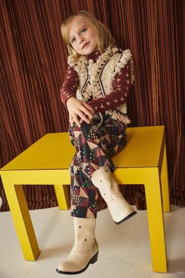 Misha and Puff Turtleneck - Madder Root Cat & Mouse - LILY SOURIRE