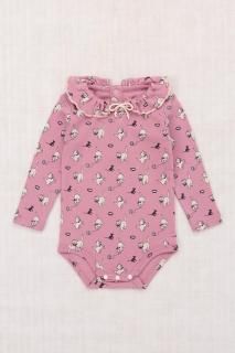 <img class='new_mark_img1' src='https://img.shop-pro.jp/img/new/icons14.gif' style='border:none;display:inline;margin:0px;padding:0px;width:auto;' />Misha and Puff Baby Pattie Onesie - Antique Rose Cat & Mouse