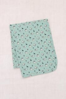 <img class='new_mark_img1' src='https://img.shop-pro.jp/img/new/icons14.gif' style='border:none;display:inline;margin:0px;padding:0px;width:auto;' />Misha and Puff Baby Blanket - Sage Cat & Mouse