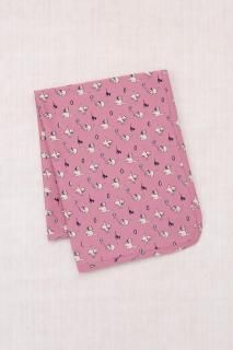 <img class='new_mark_img1' src='https://img.shop-pro.jp/img/new/icons14.gif' style='border:none;display:inline;margin:0px;padding:0px;width:auto;' />Misha and Puff Baby Blanket - Antique Rose Cat & Mouse