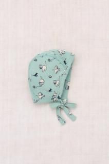 <img class='new_mark_img1' src='https://img.shop-pro.jp/img/new/icons14.gif' style='border:none;display:inline;margin:0px;padding:0px;width:auto;' />Misha and Puff Baby Pima Bonnet - Sage Cat & Mouse