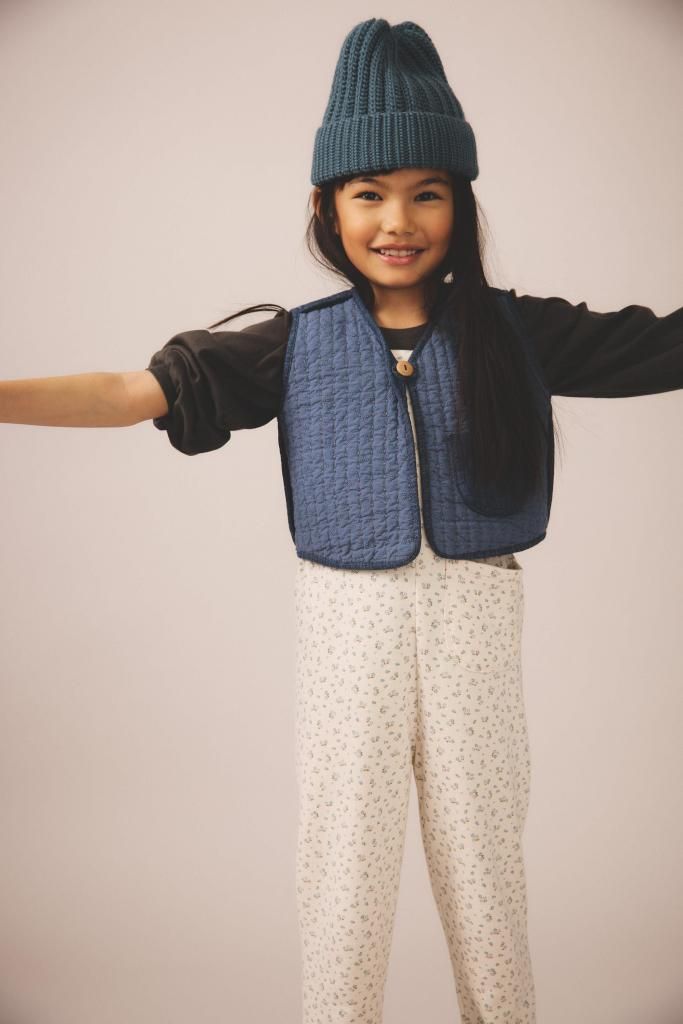 SOOR PLOOM Balloon Tee, Shale - LILY SOURIRE 子供服セレクト